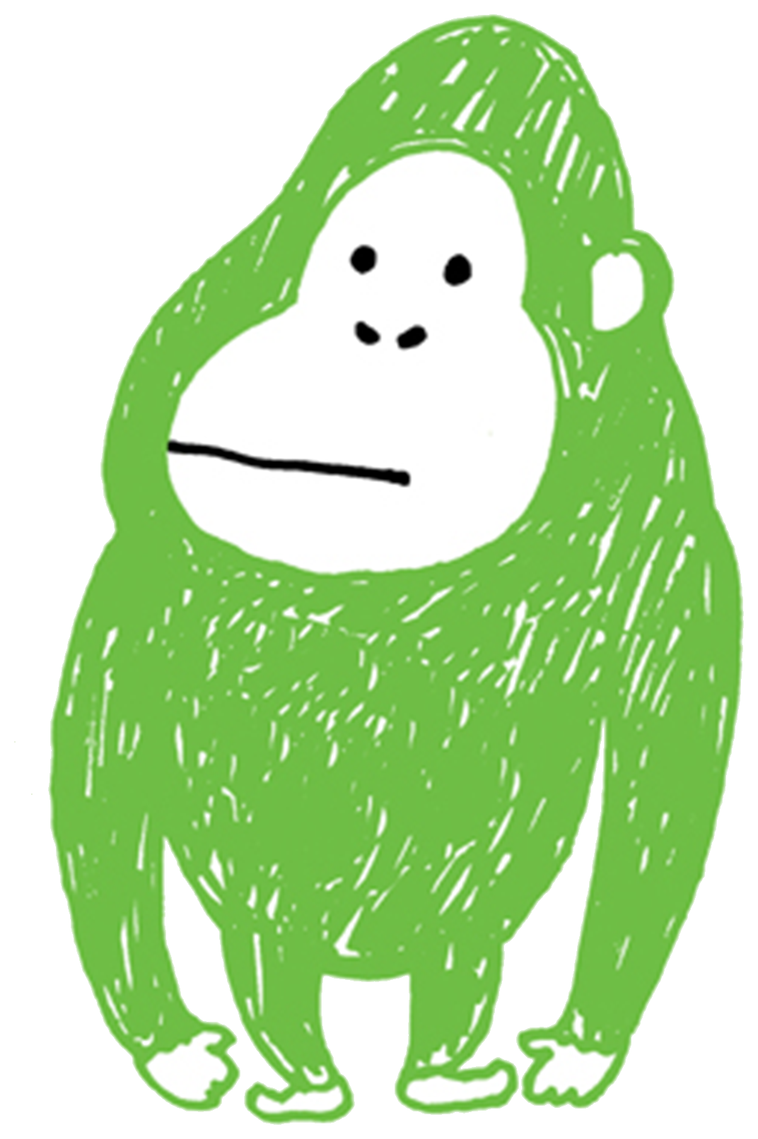 緑色のゴリラタイプ