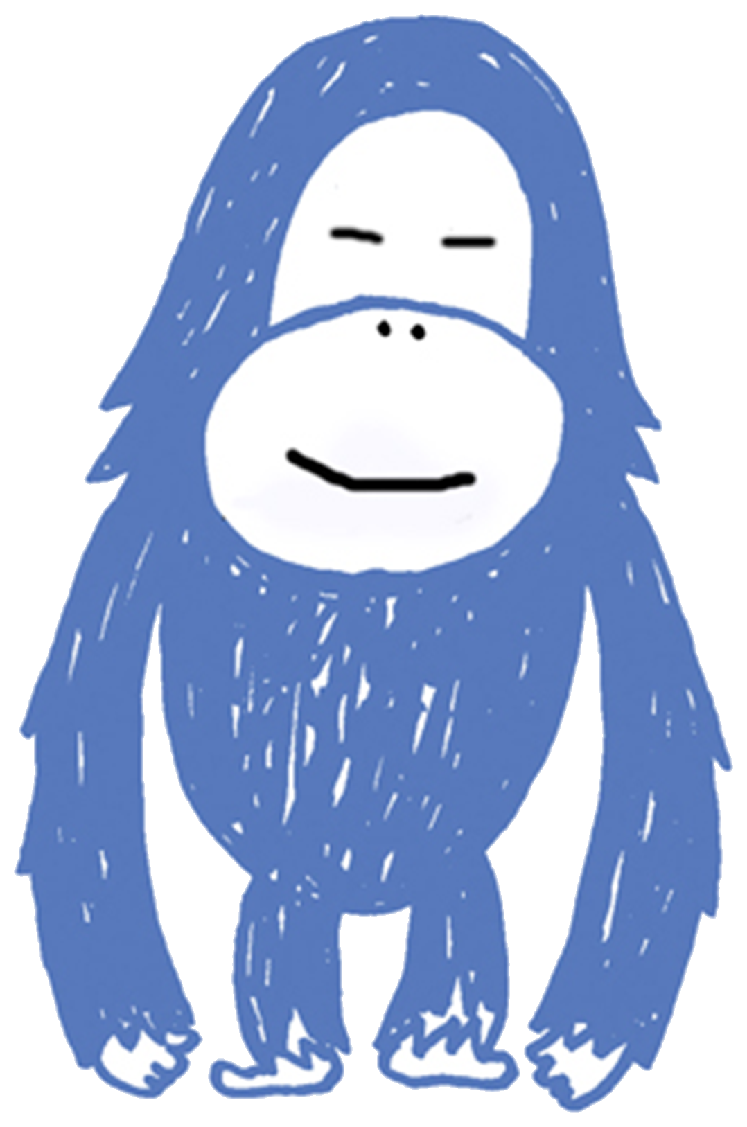 青色のオランウータンタイプ